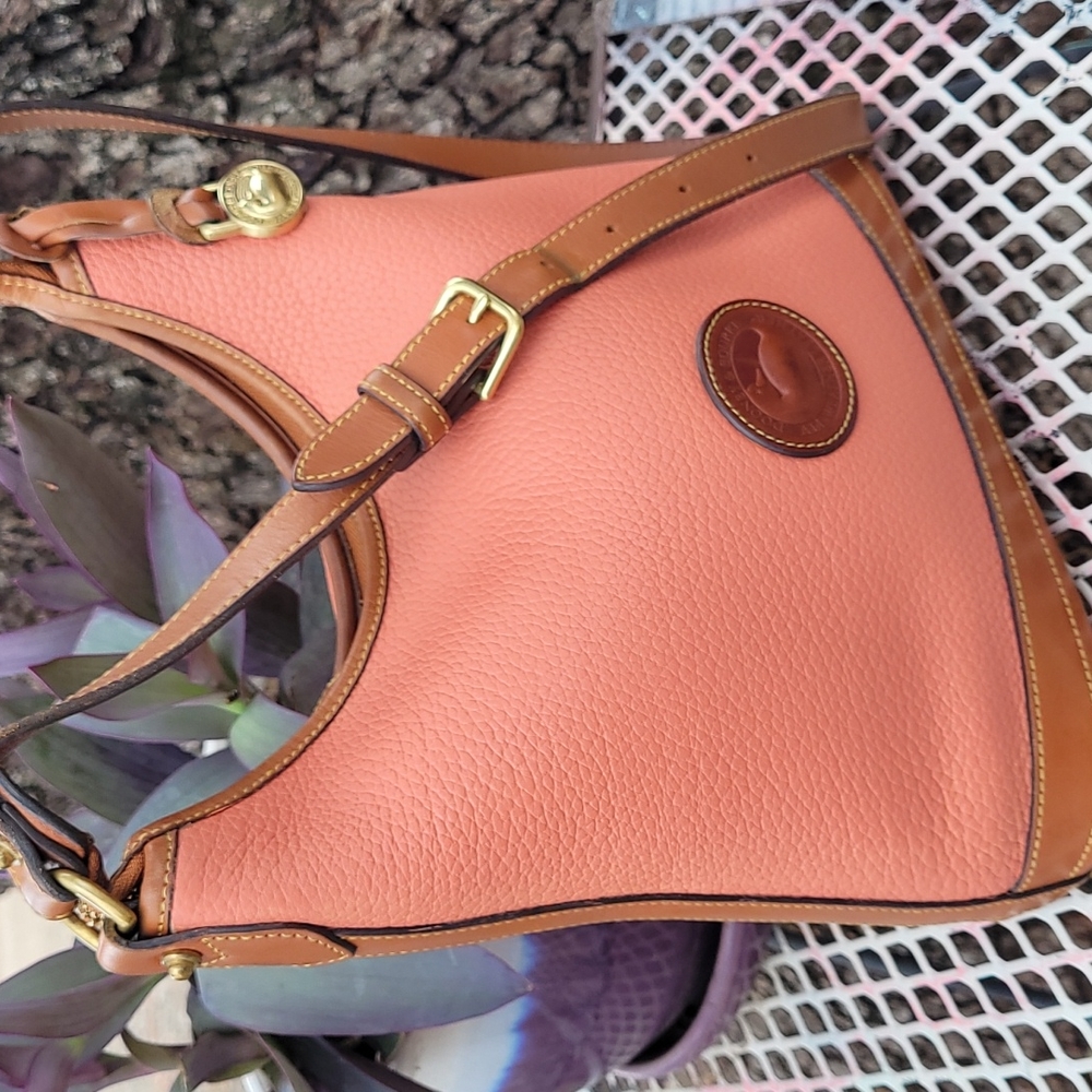 Vintage Dooney & Bourke AWL Sweet Peachy Hobo